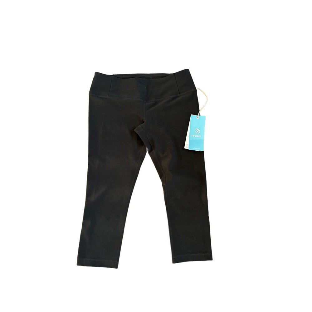 NWT MPG Dare Crop Leggings Black Size Medium